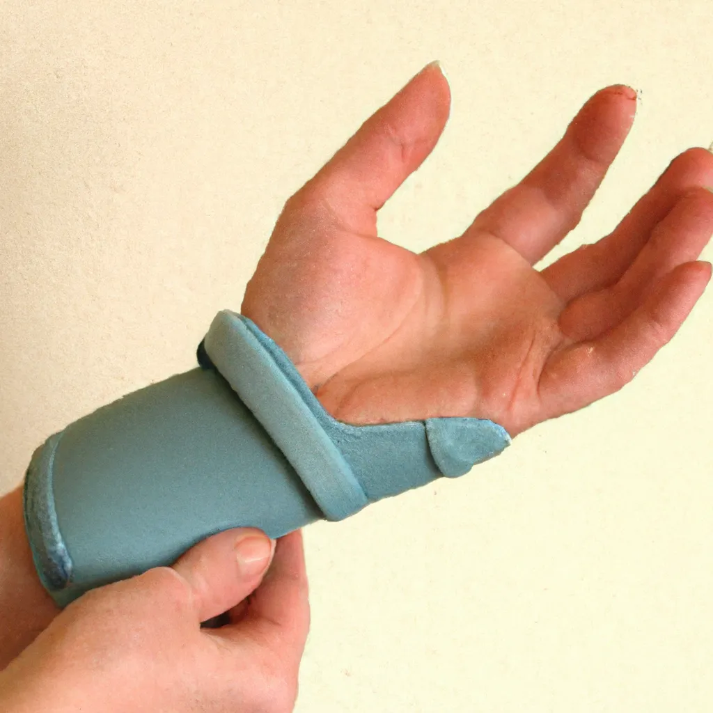 ćwiczenia na cieśń nadgarstka